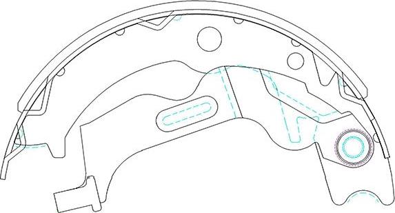 Kavo Parts KBS-1405 - Jarrukenkäsarja inparts.fi