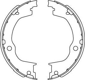 Kavo Parts KBS-1406 - Jarrukenkäsarja inparts.fi