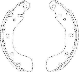 Kavo Parts KBS-1401 - Jarrukenkäsarja inparts.fi