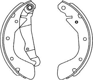 Kavo Parts KBS-1408 - Jarrukenkäsarja inparts.fi