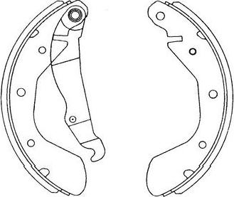 Kavo Parts KBS-1403 - Jarrukenkäsarja inparts.fi