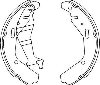 Kavo Parts KBS-8904 - Jarrukenkäsarja inparts.fi