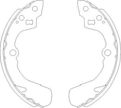 Kavo Parts KBS-8905 - Jarrukenkäsarja inparts.fi