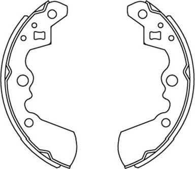 Kavo Parts KBS-8906 - Jarrukenkäsarja inparts.fi