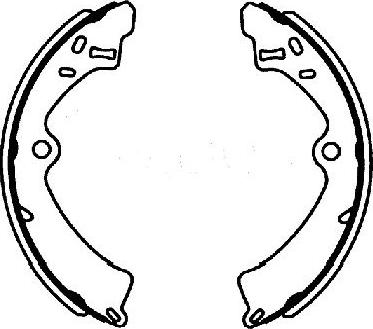 Kavo Parts KBS-8911 - Jarrukenkäsarja inparts.fi