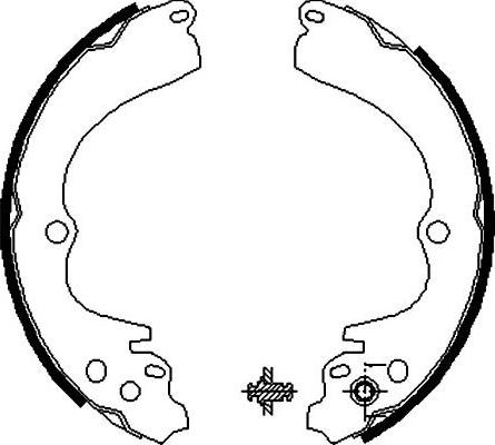 Kavo Parts KBS-8404 - Jarrukenkäsarja inparts.fi