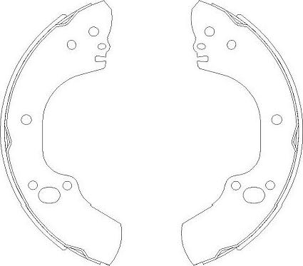 Kavo Parts KBS-3905 - Jarrukenkäsarja inparts.fi