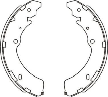 Kavo Parts KBS-3906 - Jarrukenkäsarja inparts.fi