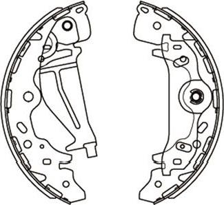 Kavo Parts KBS-3405 - Jarrukenkäsarja inparts.fi