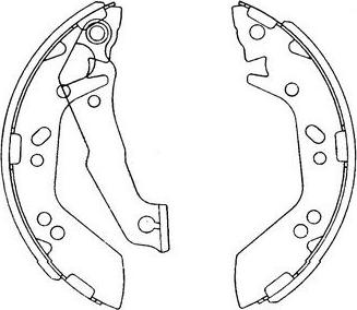 Kavo Parts KBS-3401 - Jarrukenkäsarja inparts.fi