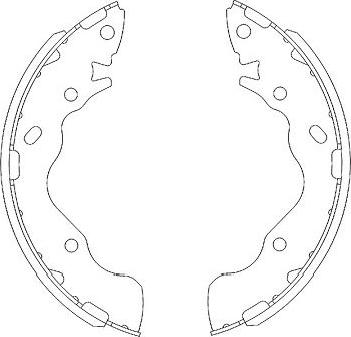 Kavo Parts KBS-3402 - Jarrukenkäsarja inparts.fi