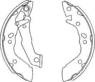 Kavo Parts KBS-3411 - Jarrukenkäsarja inparts.fi