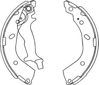 Kavo Parts KBS-3412 - Jarrukenkäsarja inparts.fi