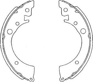 Kavo Parts KBS-2905 - Jarrukenkäsarja inparts.fi