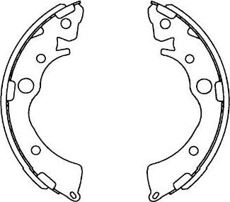 Kavo Parts KBS-2906 - Jarrukenkäsarja inparts.fi