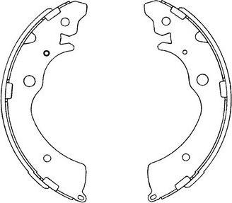 Kavo Parts KBS-2901 - Jarrukenkäsarja inparts.fi