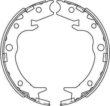 Kavo Parts KBS-2908 - Jarrukenkäsarja inparts.fi