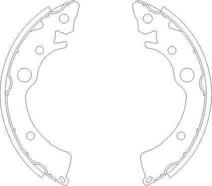 Kavo Parts KBS-2902 - Jarrukenkäsarja inparts.fi