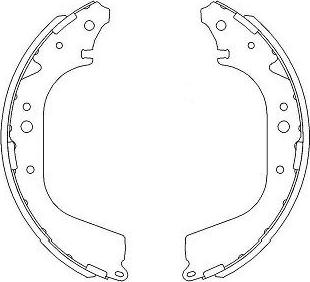 Kavo Parts KBS-7409 - Jarrukenkäsarja inparts.fi