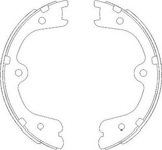 Kavo Parts KBS-7404 - Jarrukenkäsarja inparts.fi