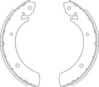 Kavo Parts KBS-7405 - Jarrukenkäsarja inparts.fi