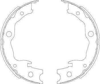 Kavo Parts KBS-7403 - Jarrukenkäsarja inparts.fi