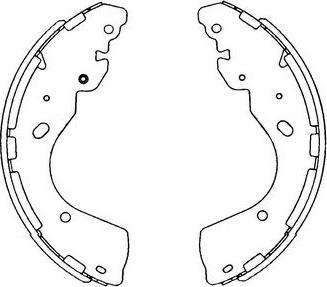 Kavo Parts KBS-7402 - Jarrukenkäsarja inparts.fi