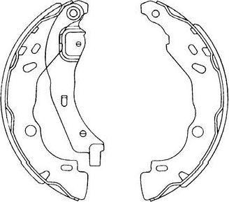 Kavo Parts KBS-7407 - Jarrukenkäsarja inparts.fi