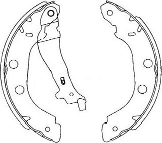 Kavo Parts KBS-7419 - Jarrukenkäsarja inparts.fi