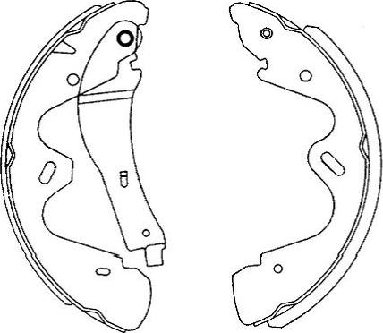 Kavo Parts KBS-7418 - Jarrukenkäsarja inparts.fi