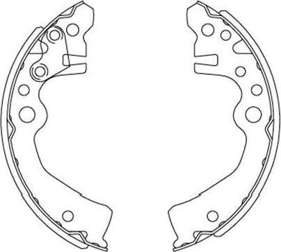 Kavo Parts KBS-7417 - Jarrukenkäsarja inparts.fi