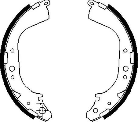 Kavo Parts KBS-7432 - Jarrukenkäsarja inparts.fi