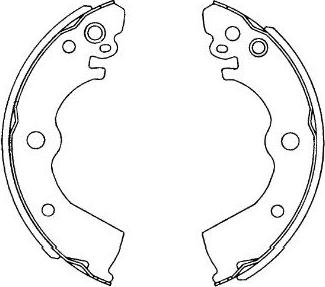 Kavo Parts KBS-7424 - Jarrukenkäsarja inparts.fi