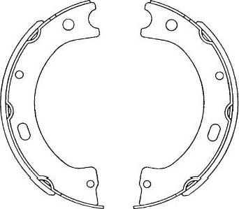 Kavo Parts KBS-7420 - Jarrukenkäsarja inparts.fi