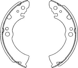 Kavo Parts KBS-7422 - Jarrukenkäsarja inparts.fi