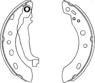 Kavo Parts KBS-7427 - Jarrukenkäsarja inparts.fi