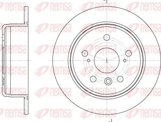 Kavo Parts BR-9358 - Jarrulevy inparts.fi