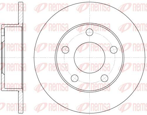 Kawe 6513 00 - Jarrulevy inparts.fi