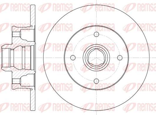 Kawe 6024 00 - Jarrulevy inparts.fi