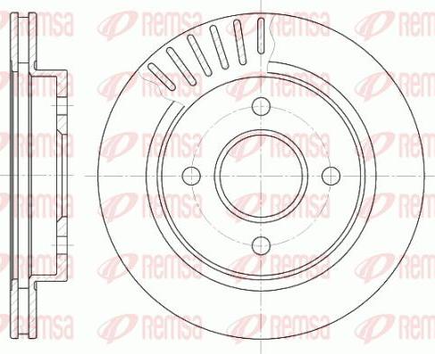 Kawe 6160 10 - Jarrulevy inparts.fi