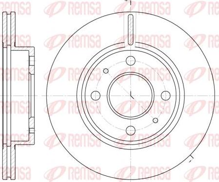 Kawe 6105 10 - Jarrulevy inparts.fi