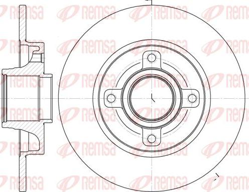 Kawe 61014 00 - Jarrulevy inparts.fi