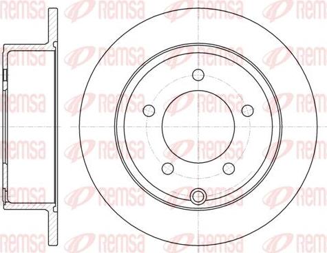 Kawe 61025 00 - Jarrulevy inparts.fi