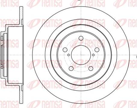 Kavo Parts BR-8224 - Jarrulevy inparts.fi