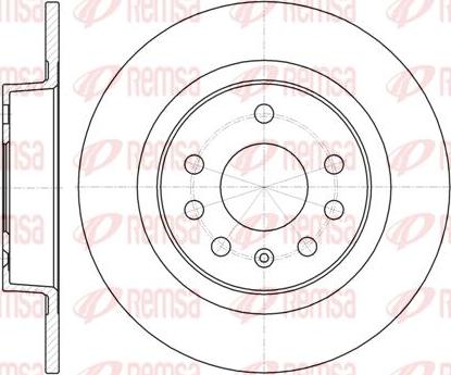 Kawe 61317 00 - Jarrulevy inparts.fi