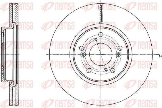 Kavo Parts BR-2303-C - Jarrulevy inparts.fi