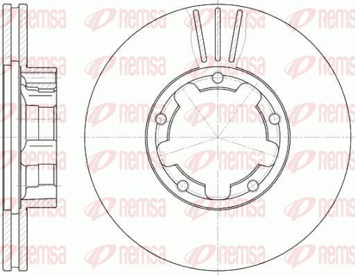 Kavo Parts BR-6811-C - Jarrulevy inparts.fi