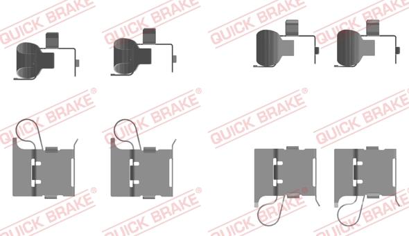 Kawe 109-0097 - Tarvikesarja, jarrupala inparts.fi