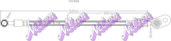 Kawe H4488 - Jarruletku inparts.fi