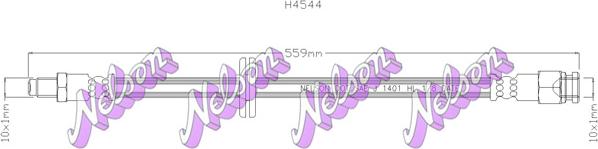 Kawe H4544 - Jarruletku inparts.fi